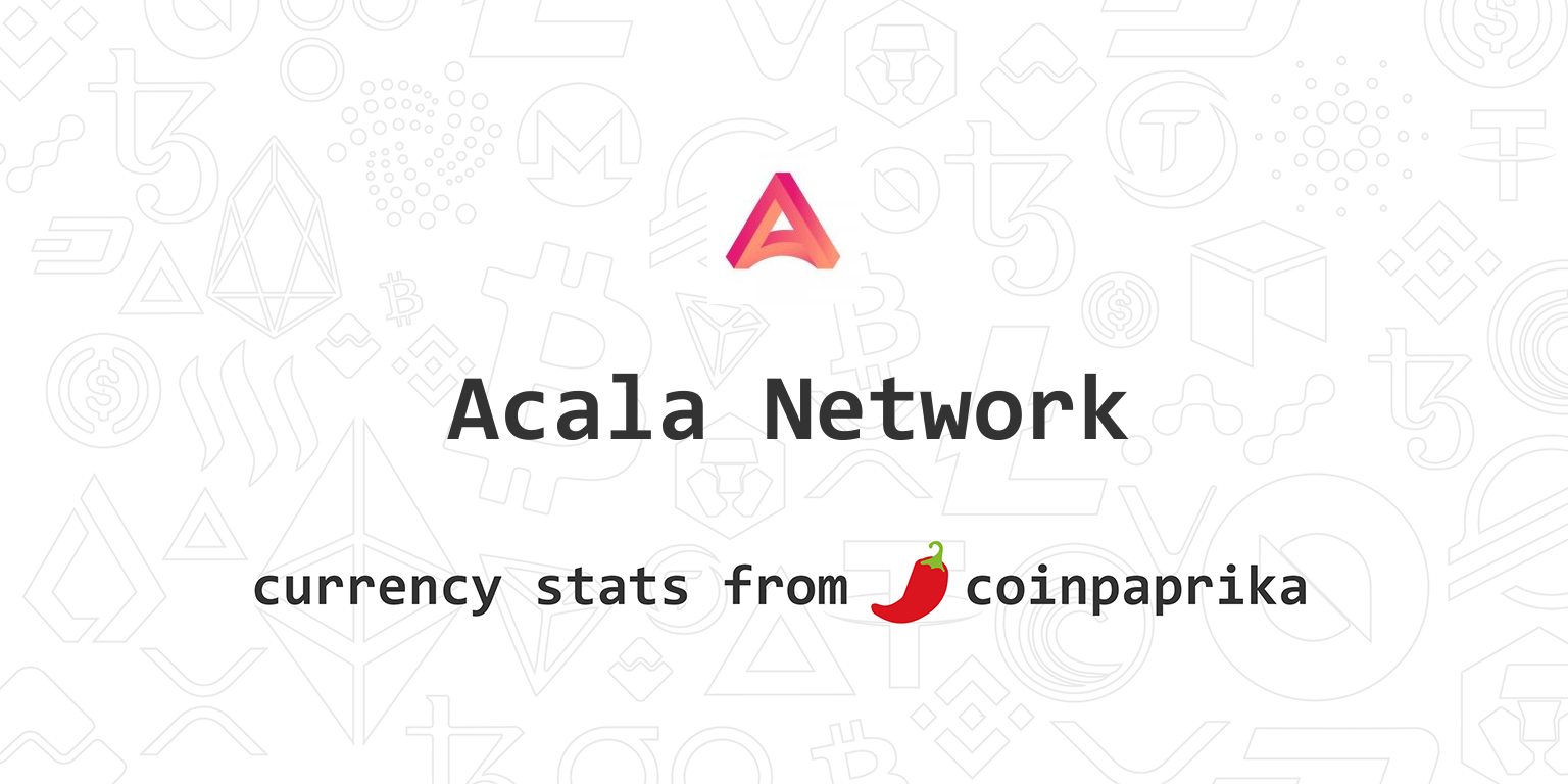 Acala Network ICO | ICO Research Platform | Coinpaprika