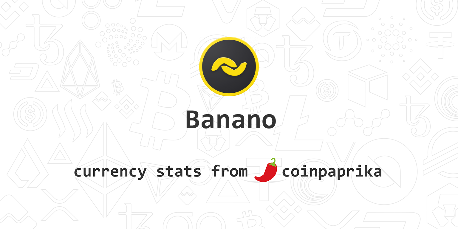 Banano (BAN) Price, Charts, Market Cap, Markets, Exchanges ...