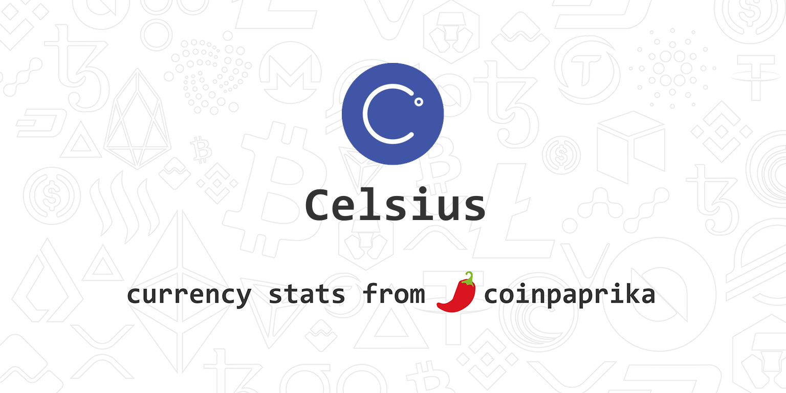 Celsius (CEL) Price, Charts, Market Cap, Markets ...