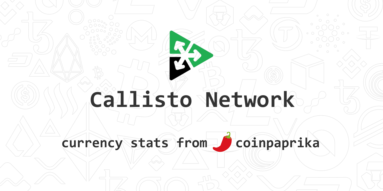Callisto Network (CLO) Price, Charts, Market Cap, Markets ...
