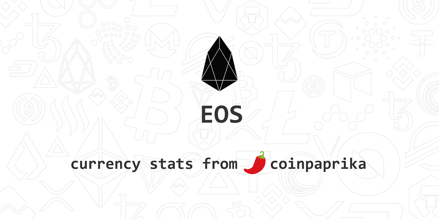 EOS Crypto Munze Marktkappe