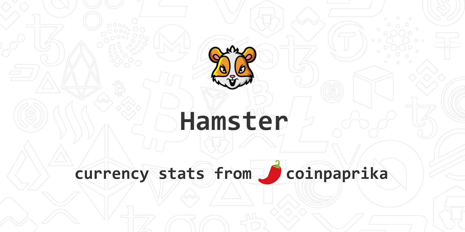 Hamster (HAM) Price, Charts, Market Cap, Markets ...
