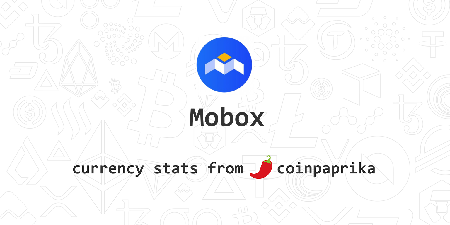 Mobox (MBOX) Price, Charts, Market Cap, Markets, Exchanges ...