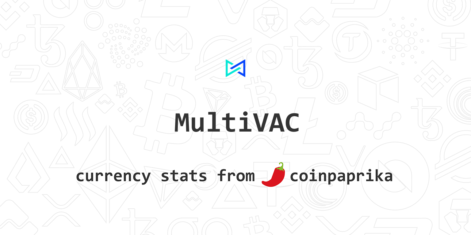 MultiVAC (MTV) Price, Charts, Market Cap, Markets ...