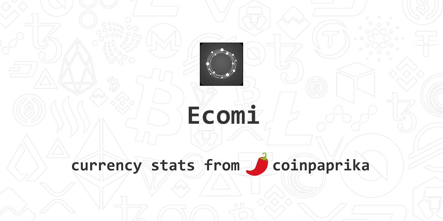 Ecomi (OMI) Price, Charts, Market Cap, Markets, Exchanges ...