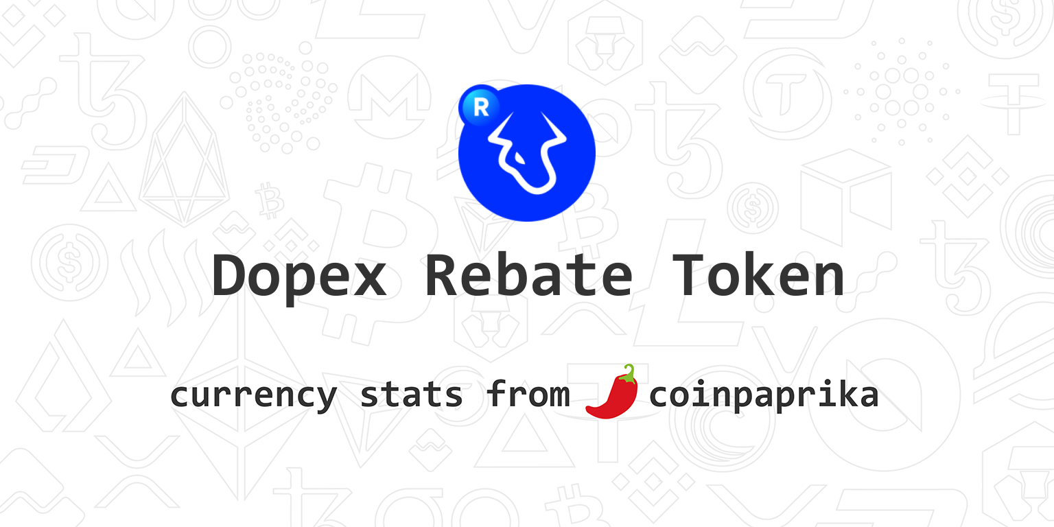 Dopex Rebate Token RDPX Pre o Gr ficos Valor De Mercado Mercados 