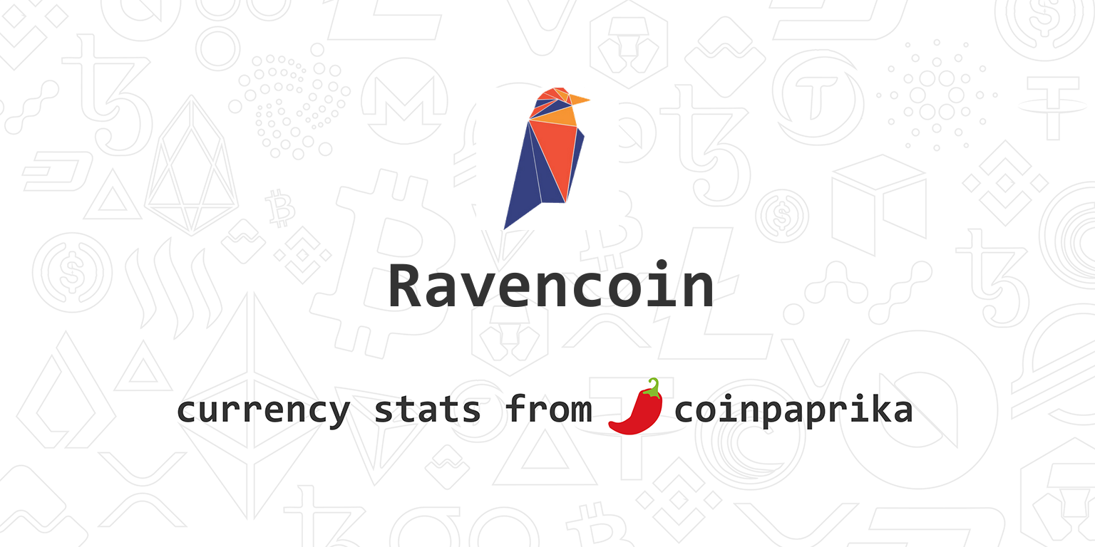 Ravencoin (RVN) Preis, Charts, Markt Kapitalisierung ...