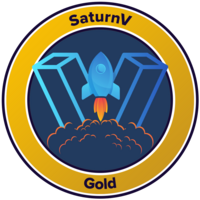 SaturnV Gold logo