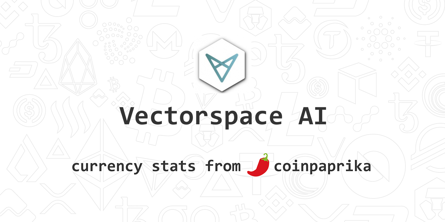 Vectorspace AI (VXV) Price, Charts, Market Cap, Markets ...
