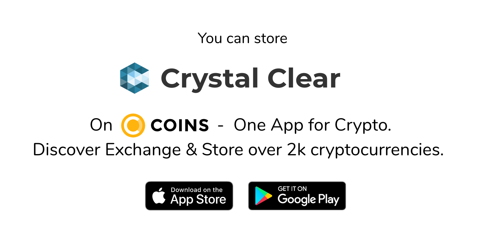 buy crystal clear cryptocurrency