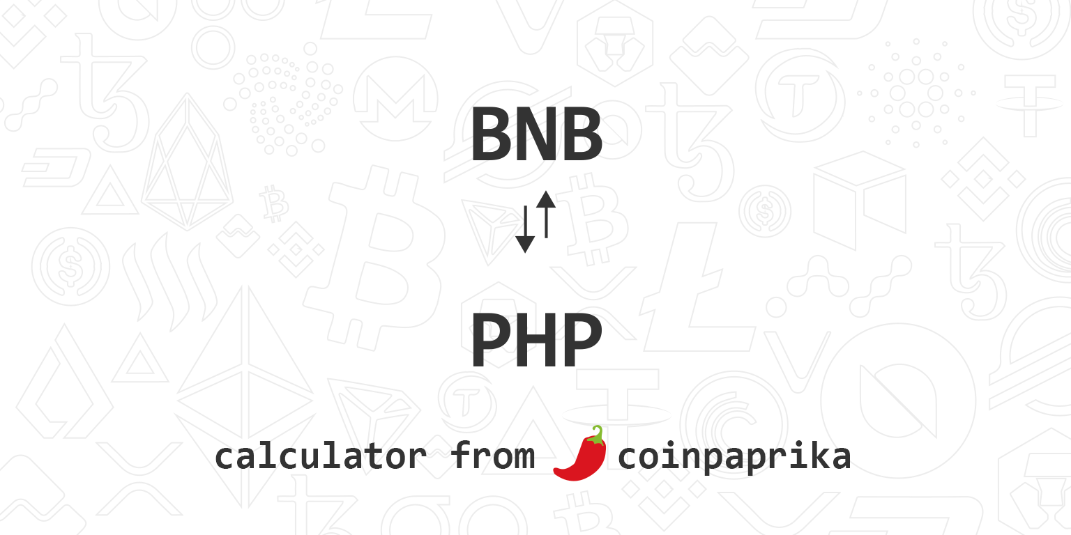 BNB to PHP Calculator | Convert Binance Coin to ...