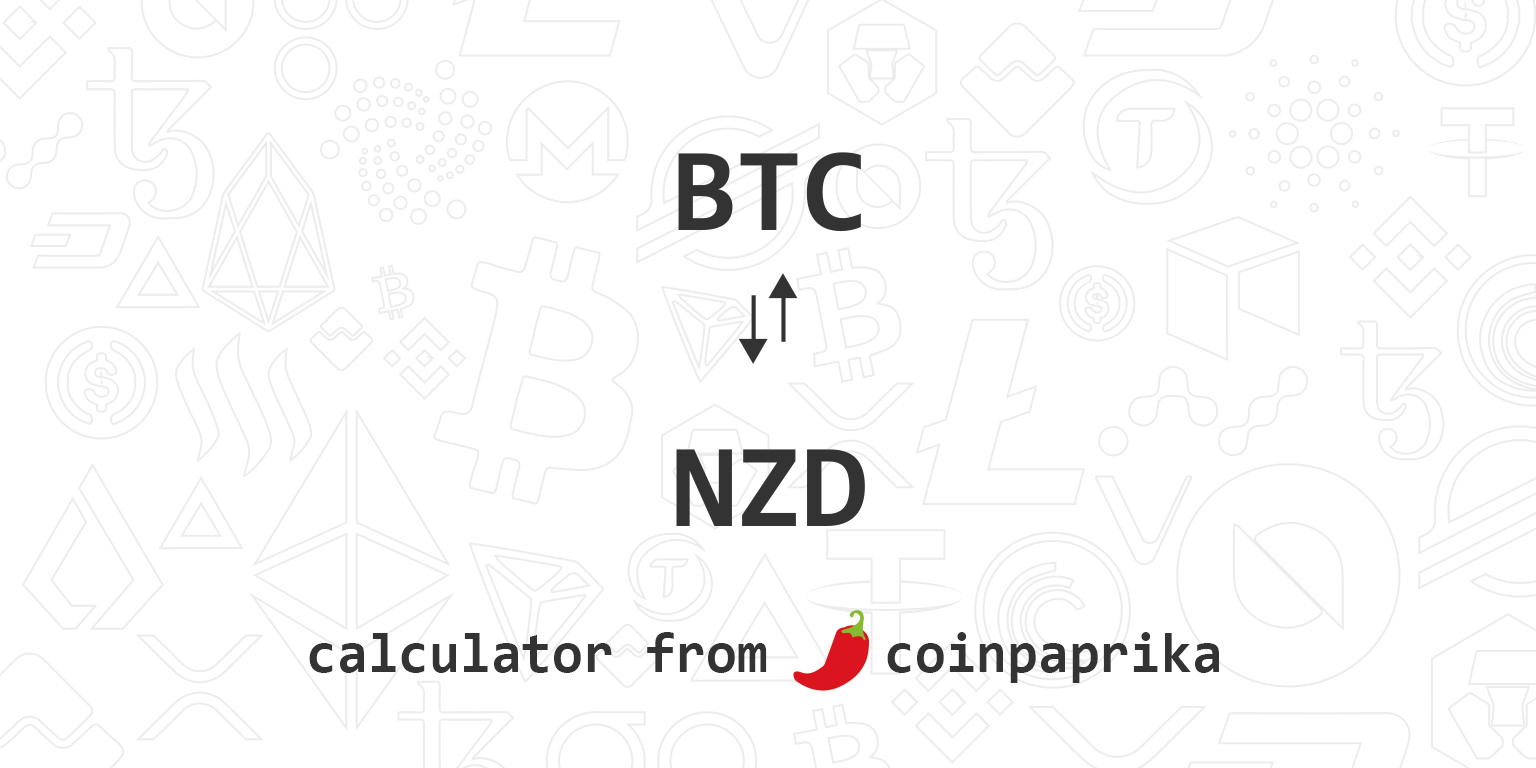 Konvertuoti Naujosios Zelandijos doleris Į Bitcoin