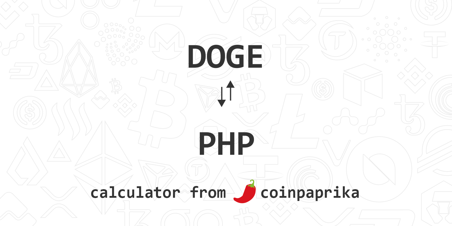 dogecoin to php calculator