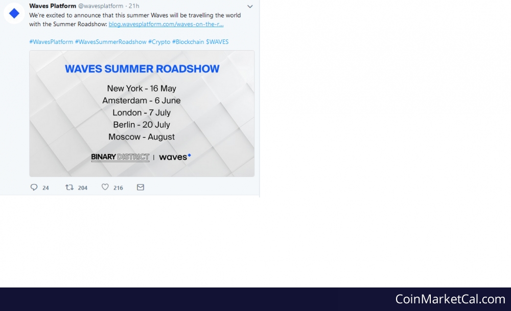 Waves Summer Road Show image