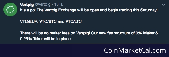 Vertpig Exchange Launch image
