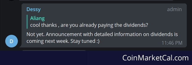 Announce Dividends Info image