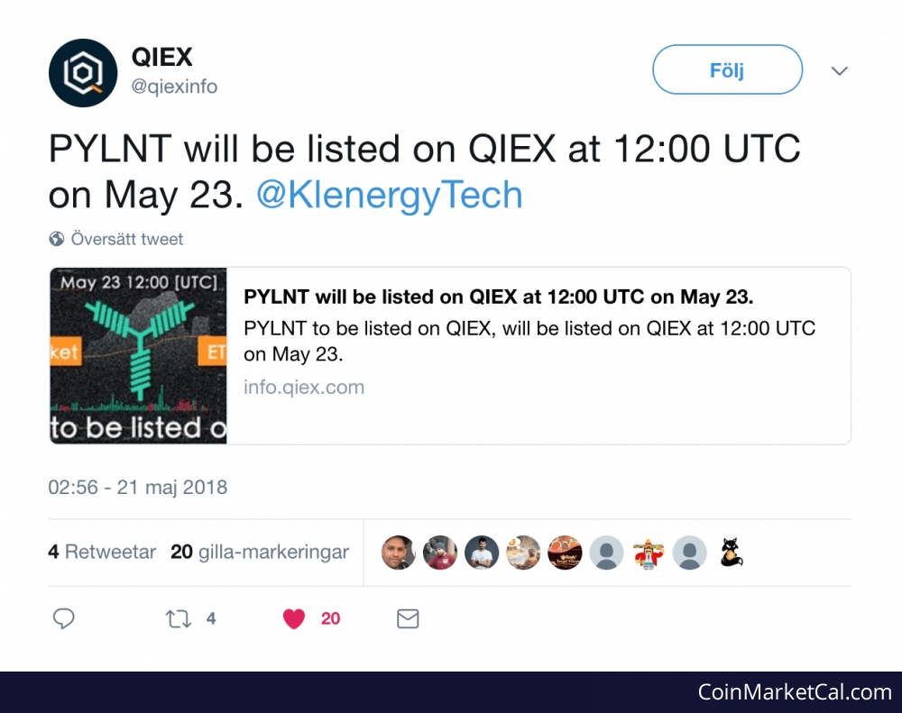 QIEX Listing image