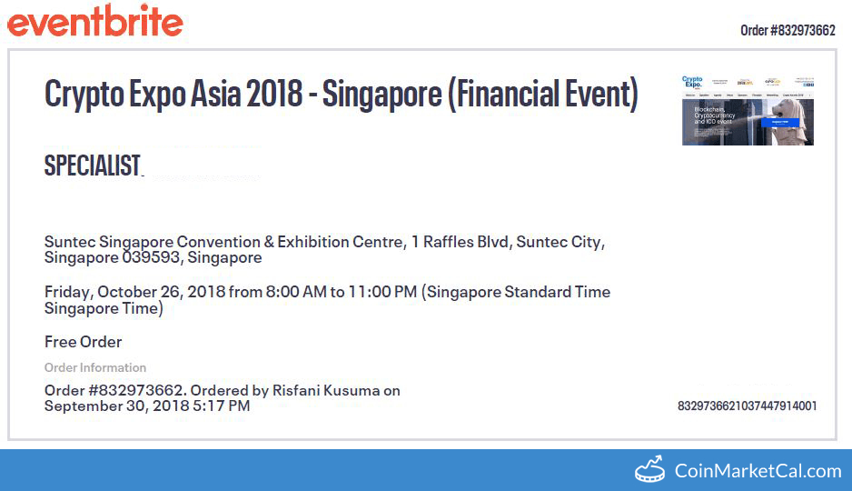 Singapore Crypto Expo image