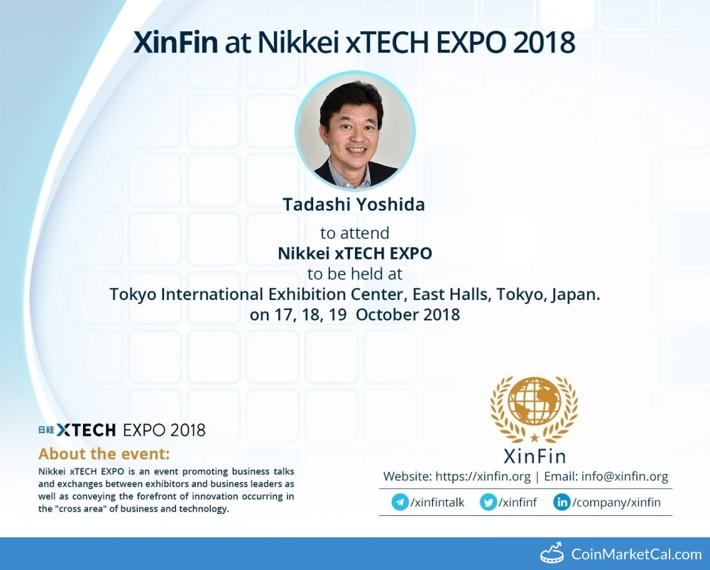 XinFin at xTech Expo 2018 image