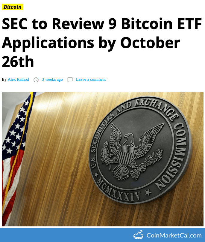 SEC Bitcoin ETF Decision image
