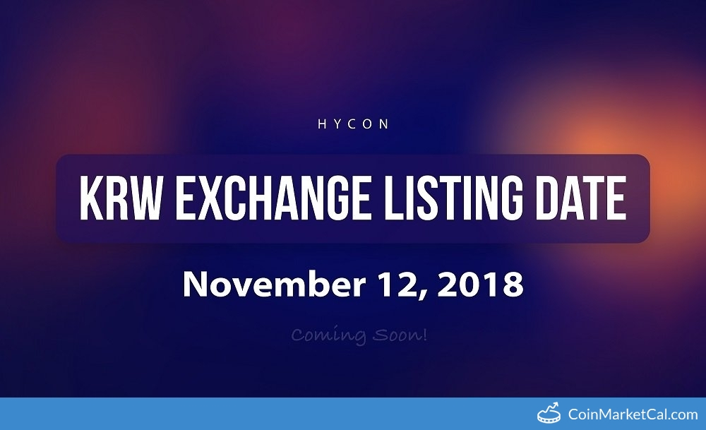 KRW Exchange Listing image