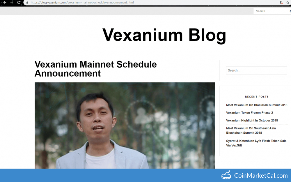 Vexanium Testnet Launch image