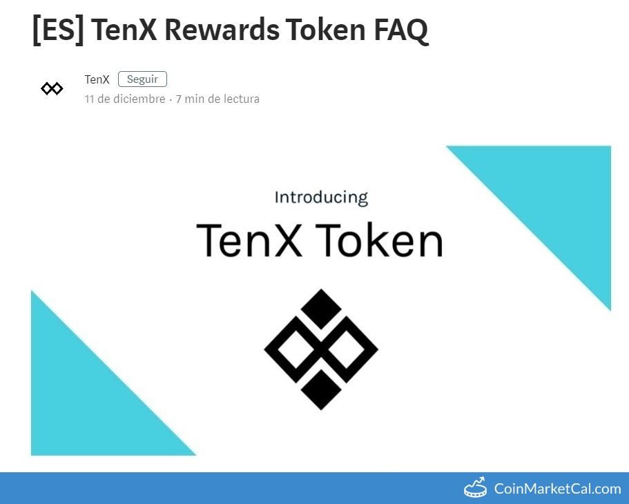 New TenX Token image