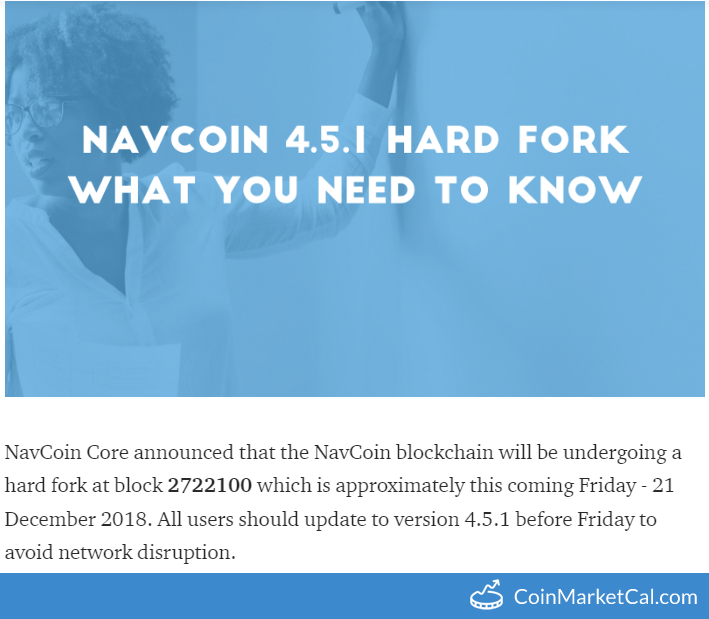 NavCoin 4.5.1 Hard Fork image
