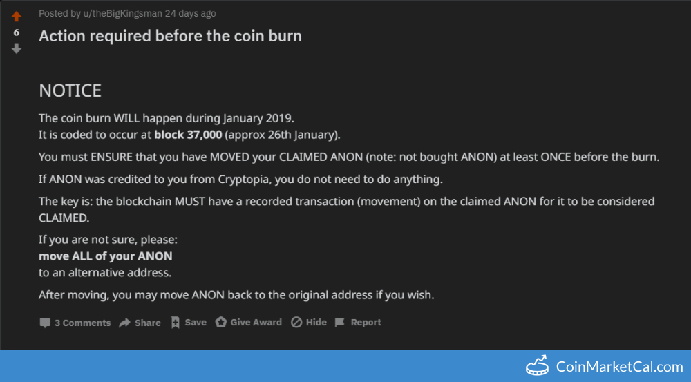 Block 37,000 Coin Burn image