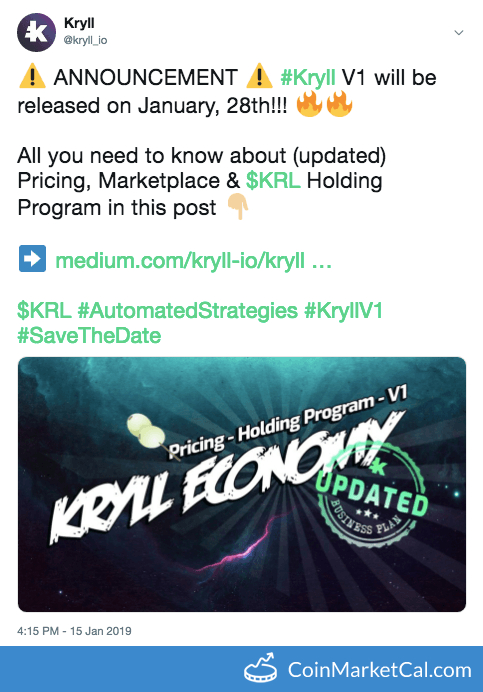 Kryll.io V1 Release image