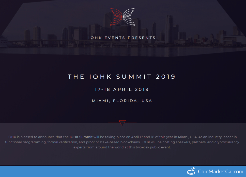 IOHK Summit 2019 image