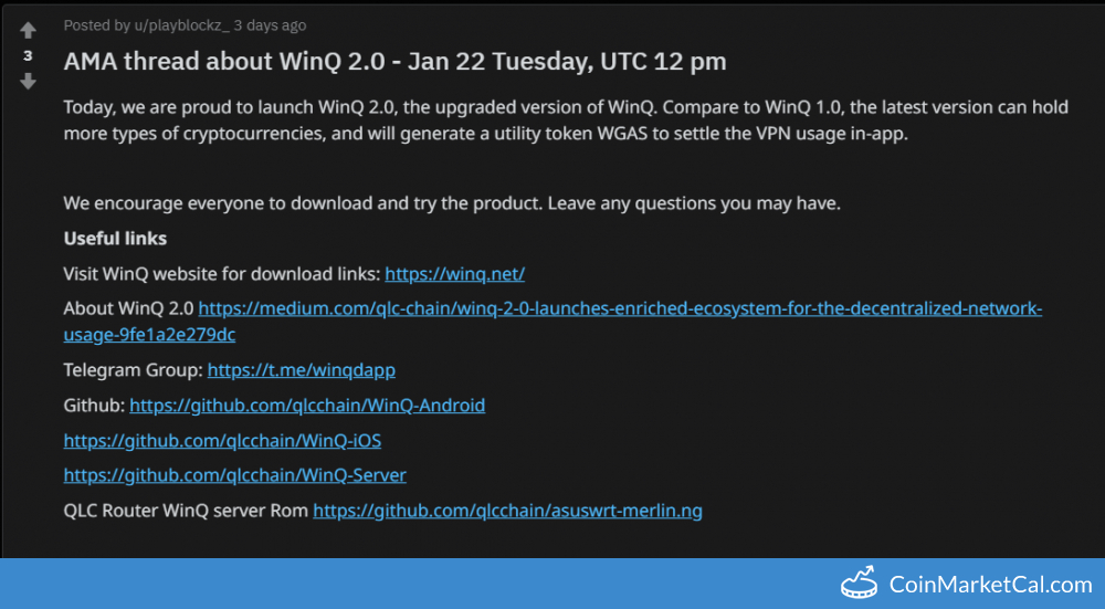 WinQ 2.0 Launch AMA image