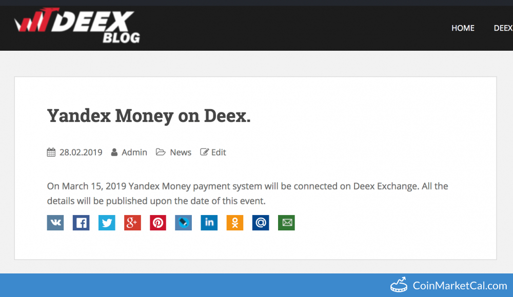 Yandex / Deex Connection image