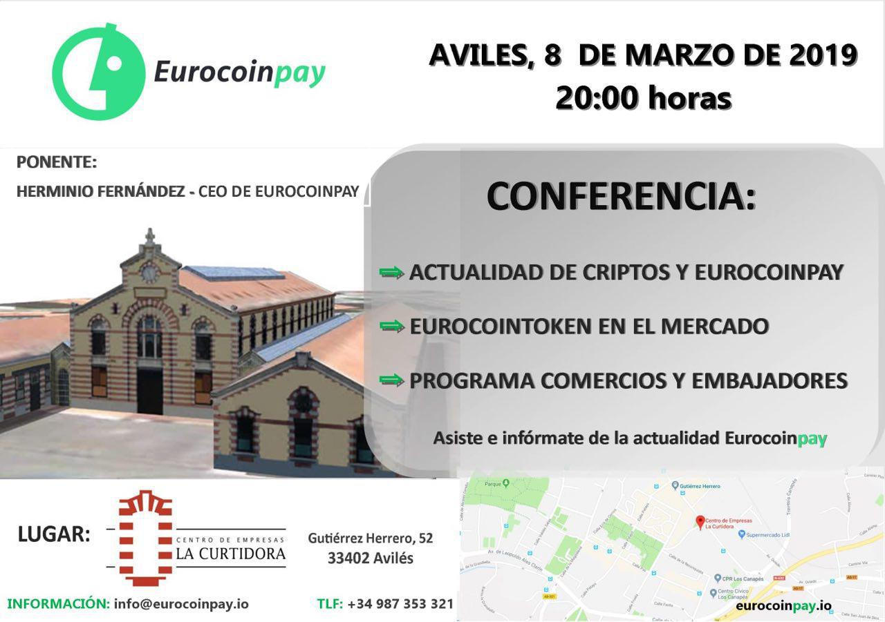 Conference Eurocoinpay in Aviles (Spain) image