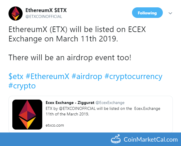 ECEX Exchange Listing image