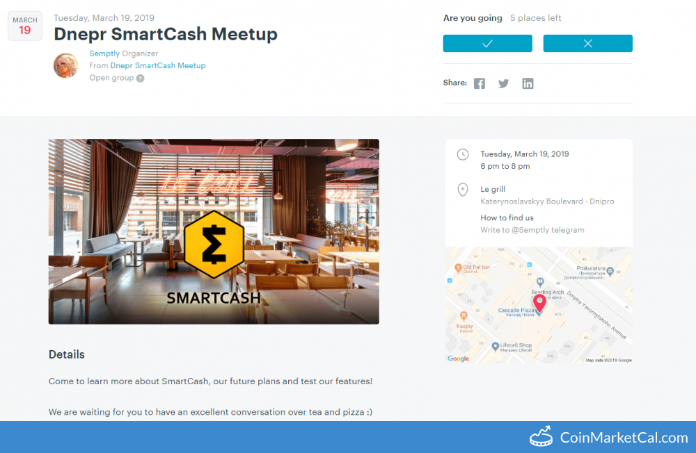 SmartCash Meetup in Dnepr image
