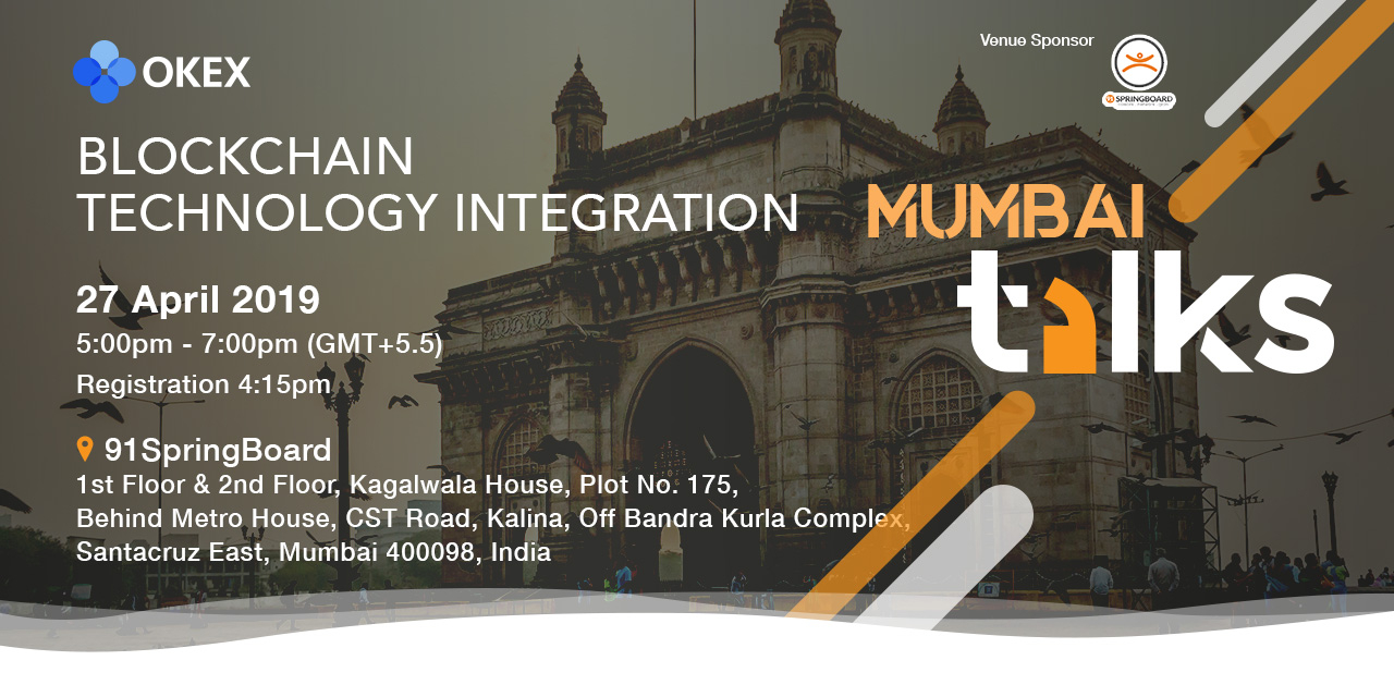 OKEx Talks 2019 - Mumbai: Blockchain Technology Integration image