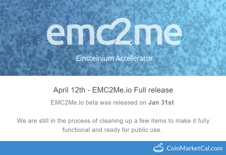 EMC2Me.io Full Release image