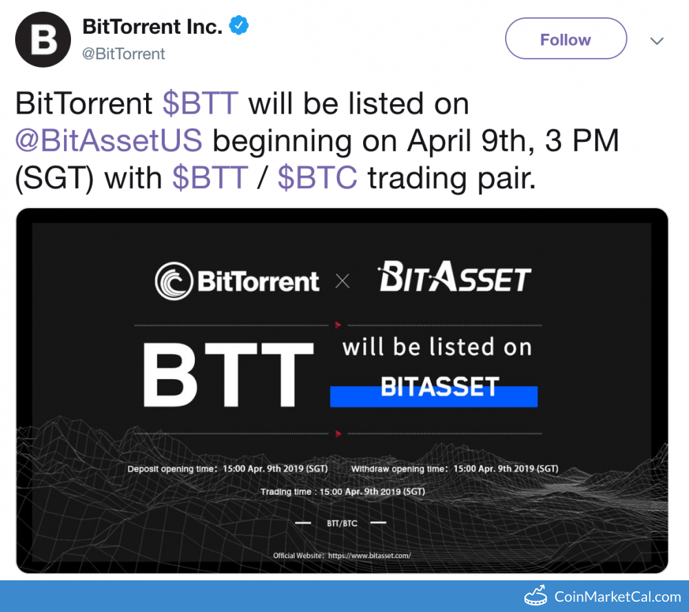 BitAsset Listing image