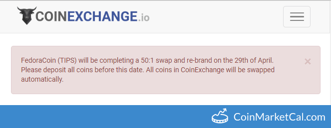 CoinExchange Swap image