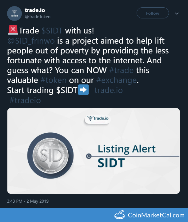 Trade.io Listing image