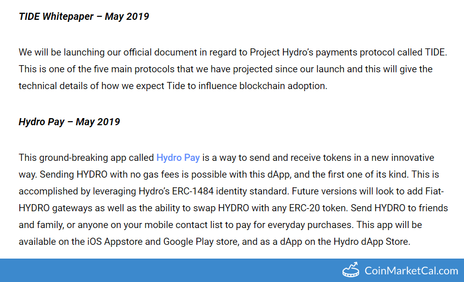 TIDE Whitepaper/Hydro Pay image