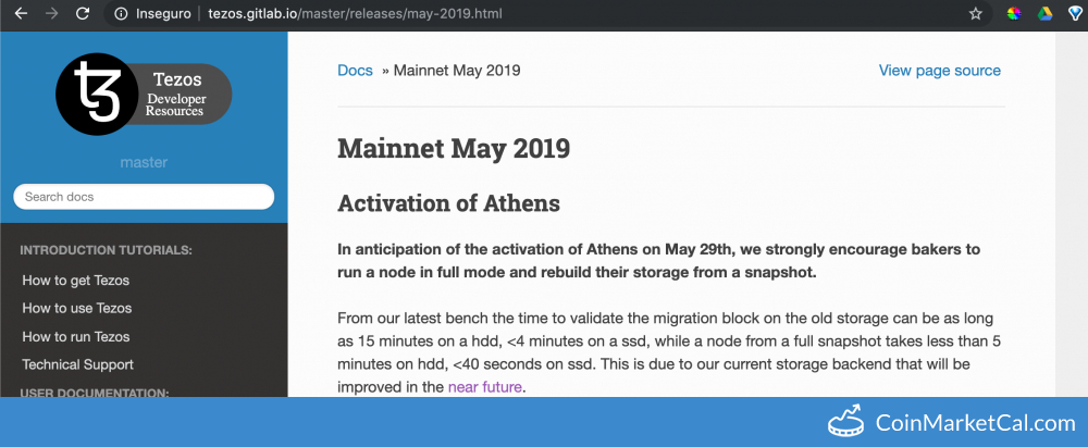 Mainnet Athens Activation image