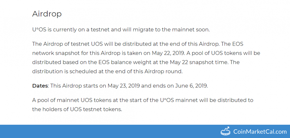 UOS Airdrop Ends image