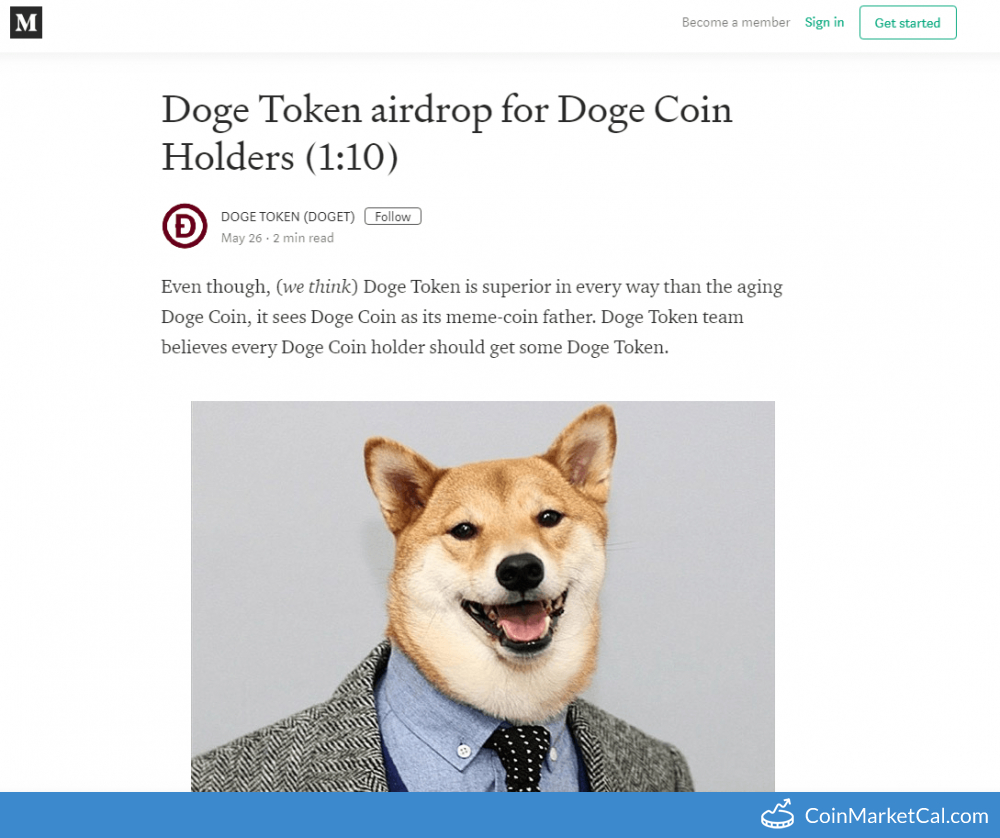 Doge Token Airdrop image