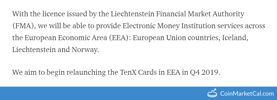 TenX Cards EEA Launch image