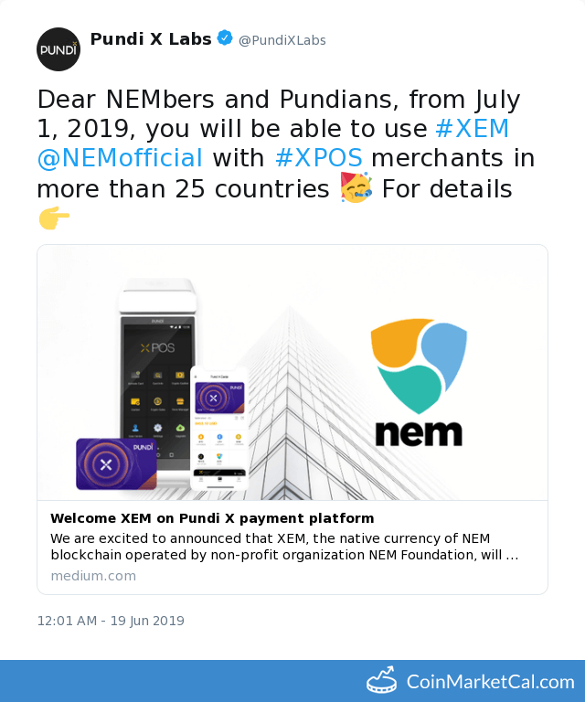 NEM on Payment Platform image