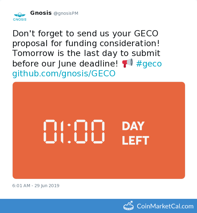 GECO Proposal Deadline image