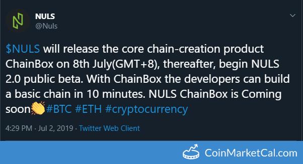 ChainBox & NULS 2.0 Beta image