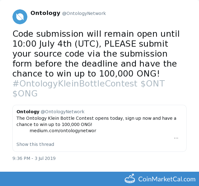 Code Submission Deadline image